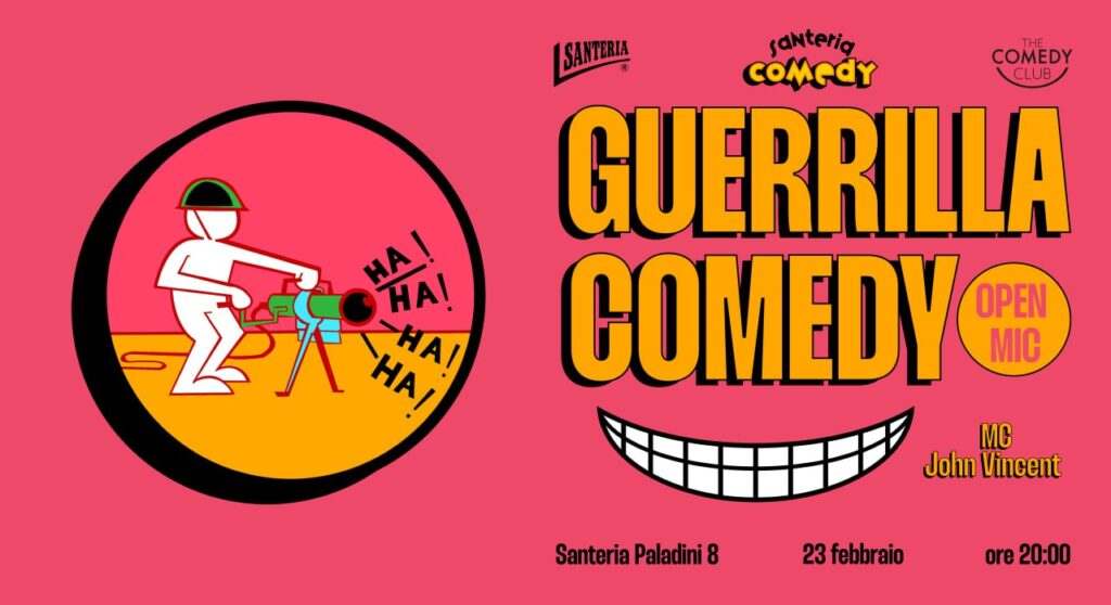 guerrilla comedy 23 febbraio